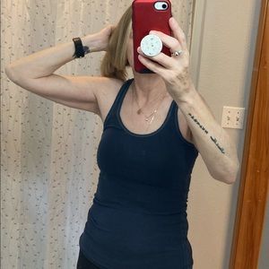 Abercrombie & Fitch Navy Blue Tank Size M